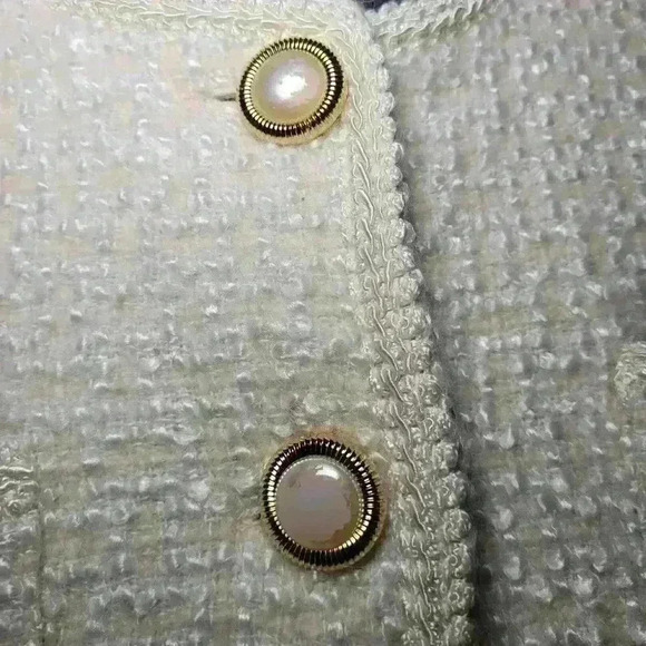 Vintage meeting street jacket Size 14p with shoulder pads. - Picture 2 of 9